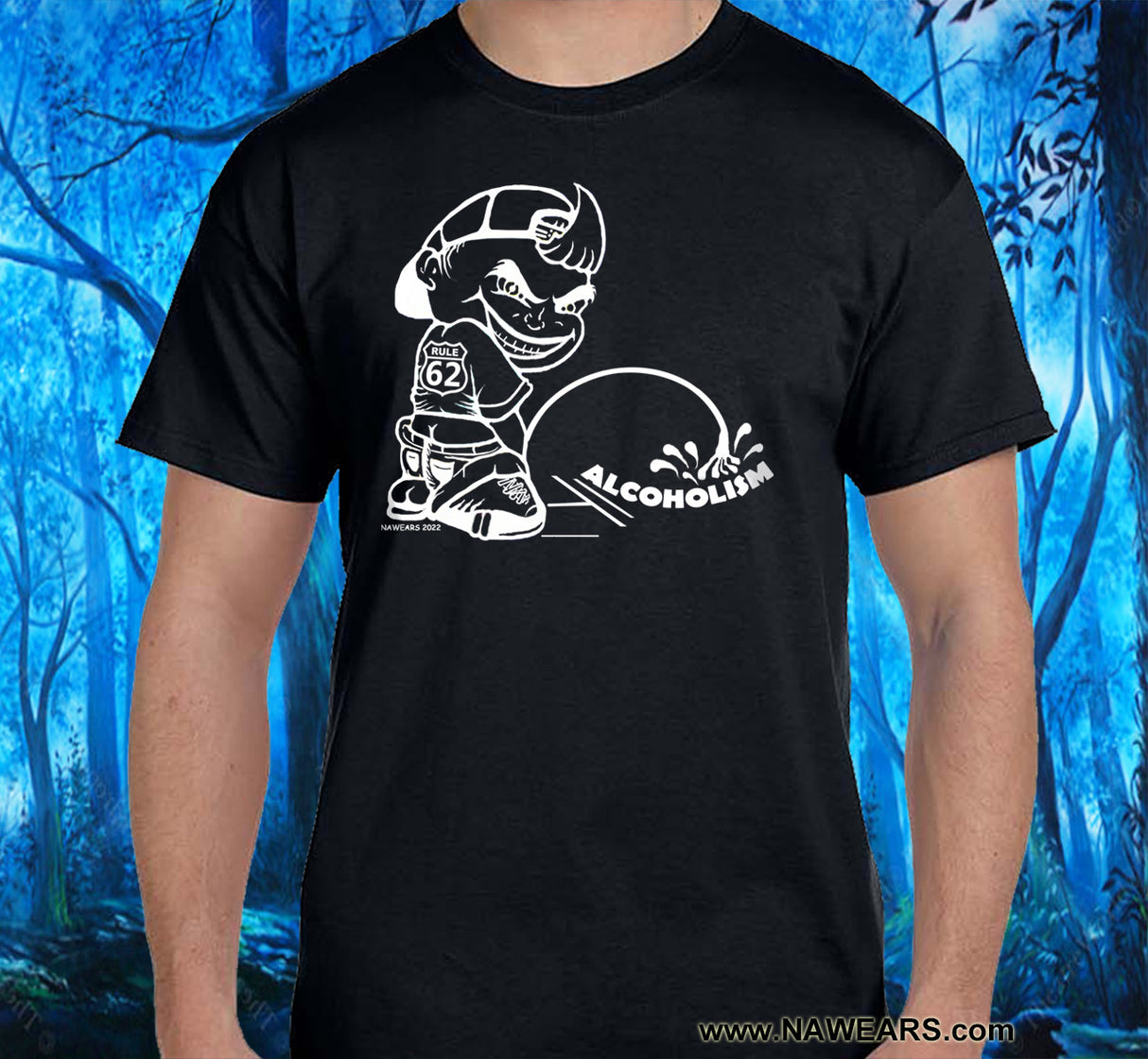 AA - Pissing On Alcoholism SS/LS Tee