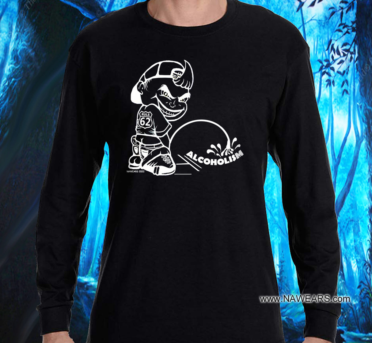 AA - Pissing On Alcoholism SS/LS Tee