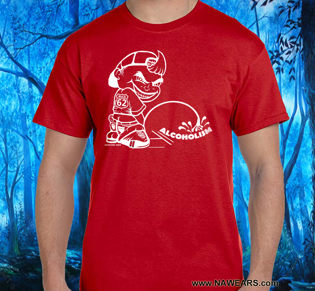 AA - Pissing On Alcoholism SS/LS Tee