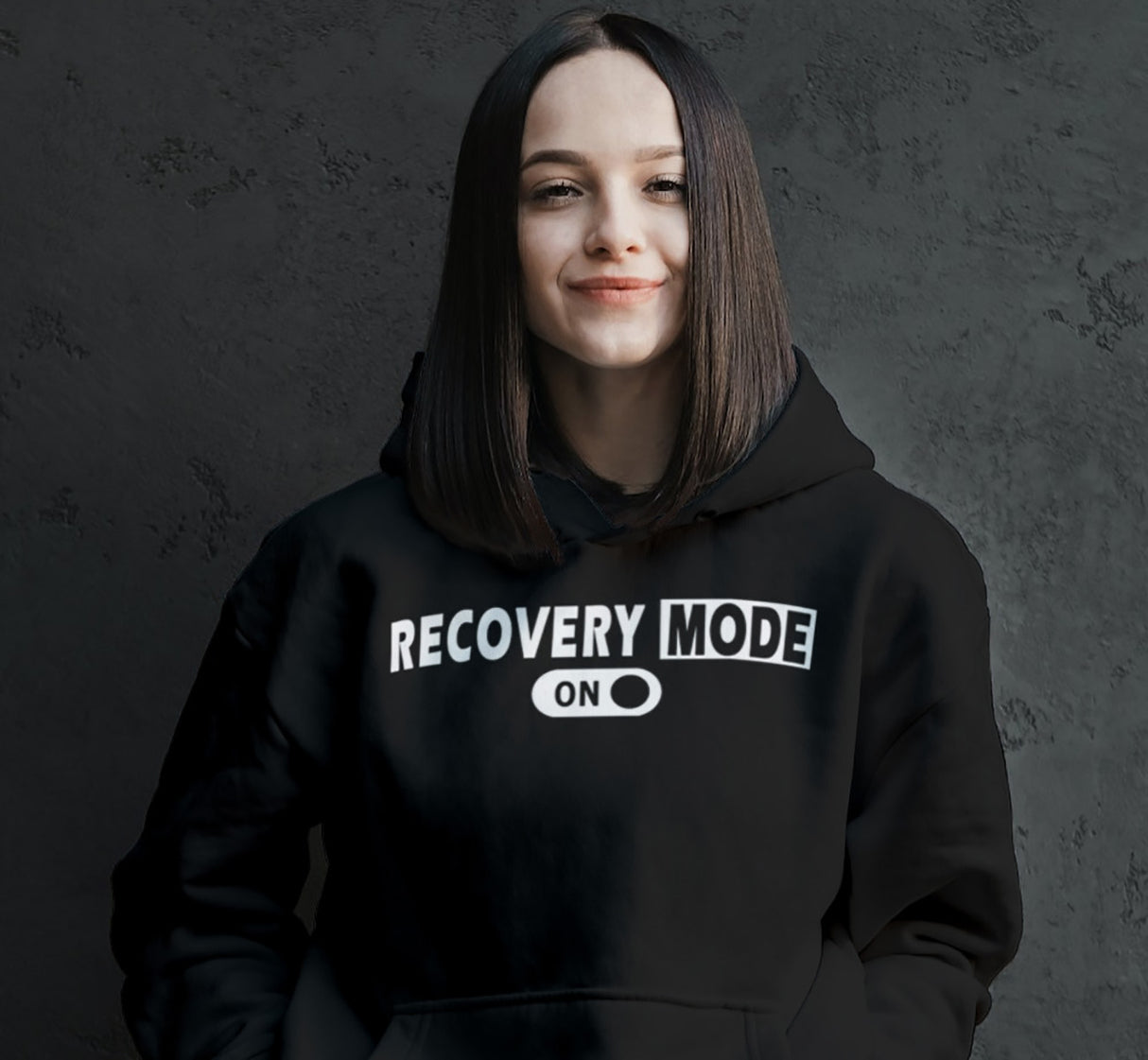 Hoodie - Recovery Mode On - Black