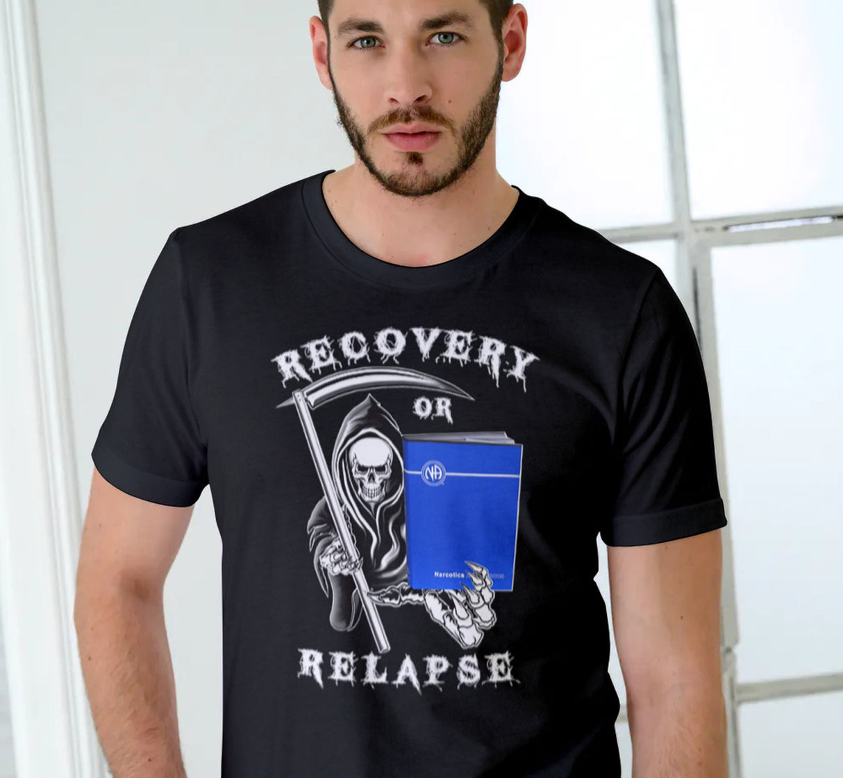 NA RECOVERY OR RELAPSE REAPER Tee