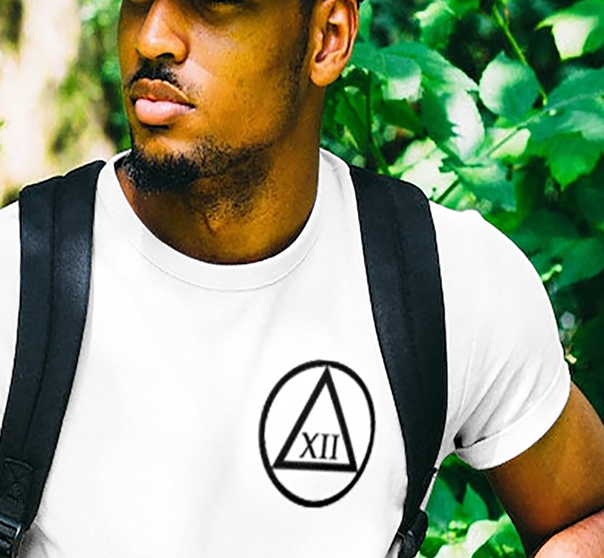 AA - 3.5" Symbol With Years Sober SS Tee