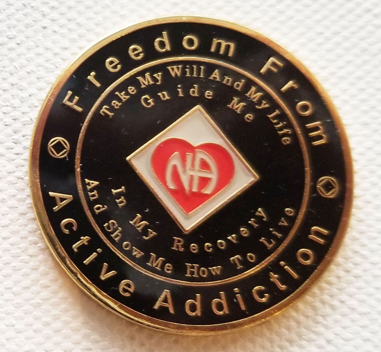 Recovery Medallion - Black 1-50Yr