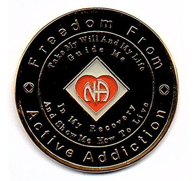 Recovery Medallion - Black 1-50Yr