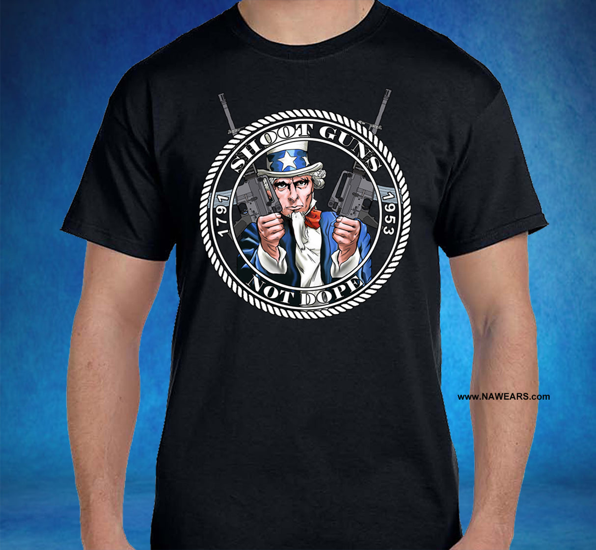 Shoot Guns Not Dope dtg Tee