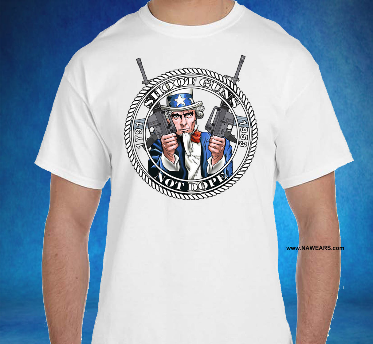 Shoot Guns Not Dope dtg Tee