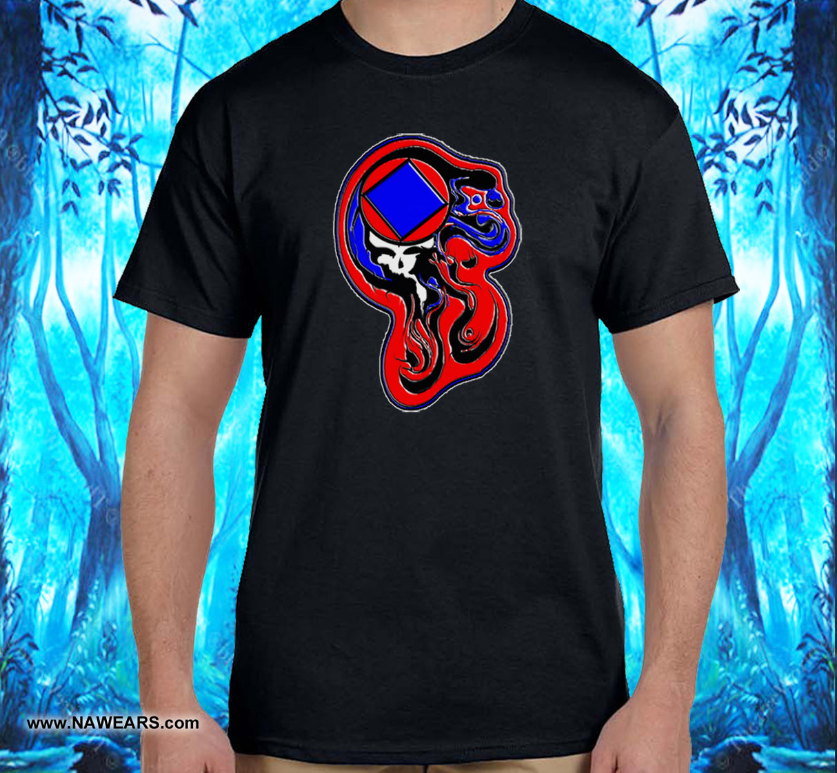 Stealie Skull Melt SS/LS Tee