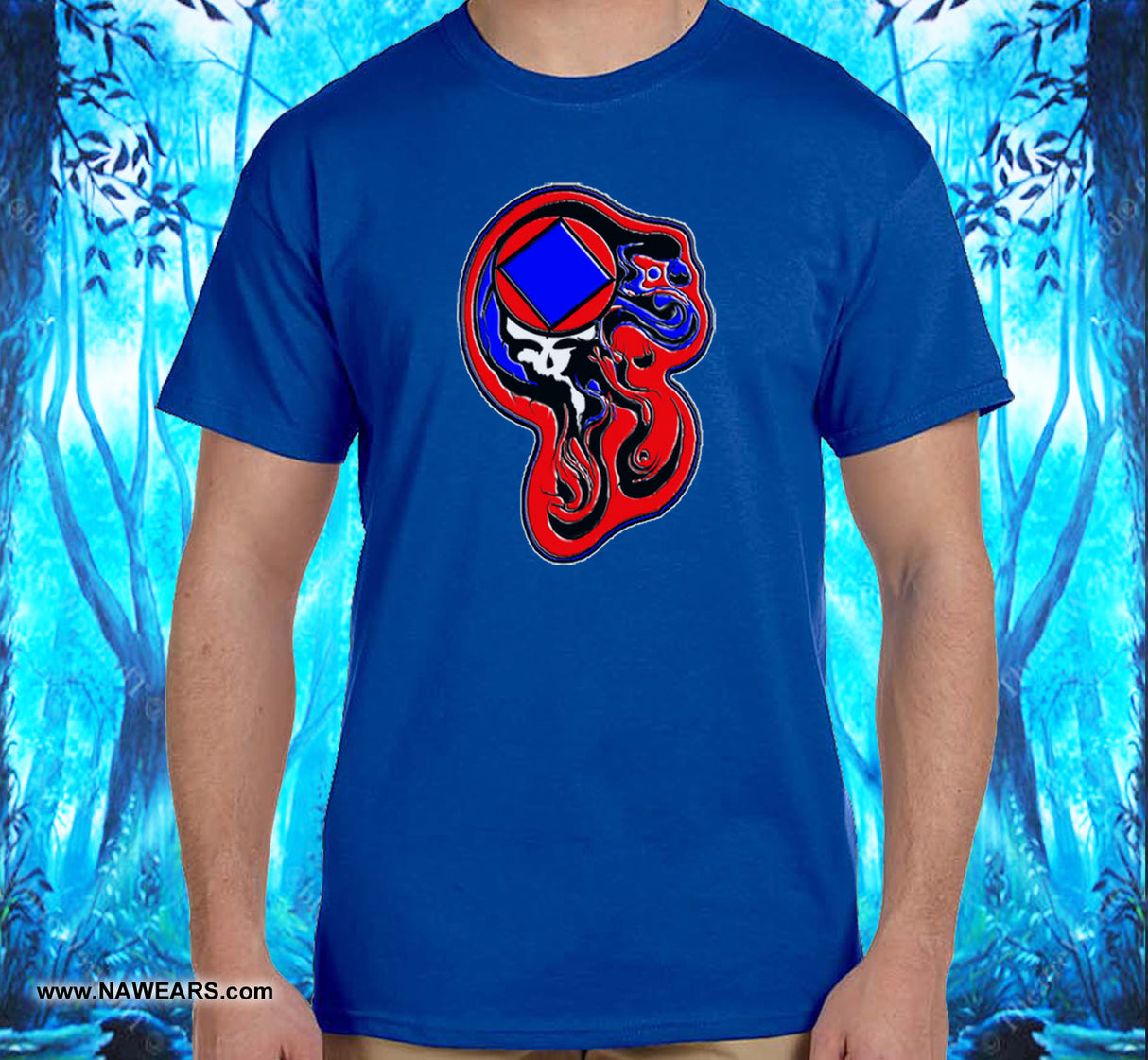 Stealie Skull Melt SS/LS Tee