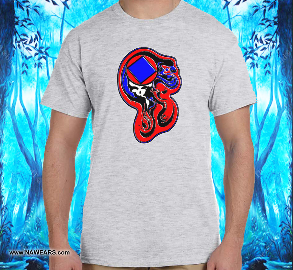 Stealie Skull Melt SS/LS Tee