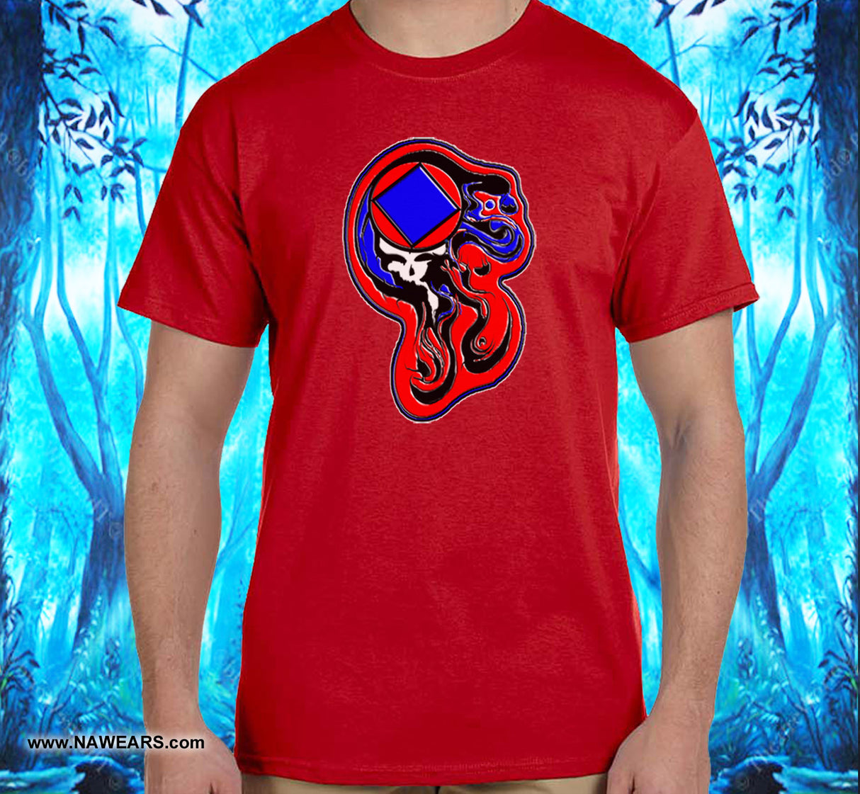 Stealie Skull Melt SS/LS Tee