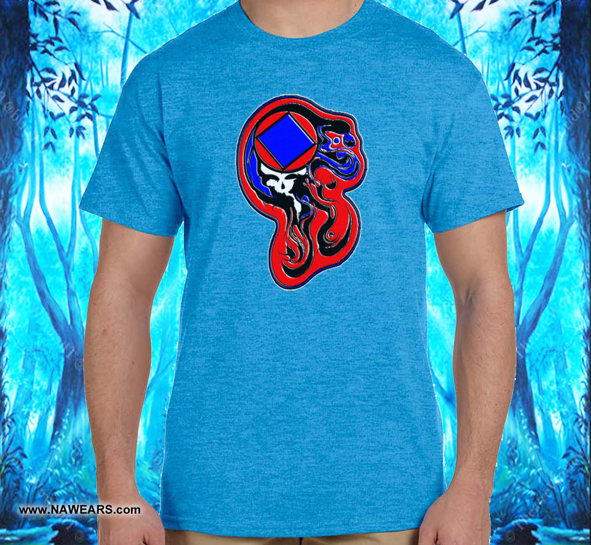 Stealie Skull Melt SS/LS Tee