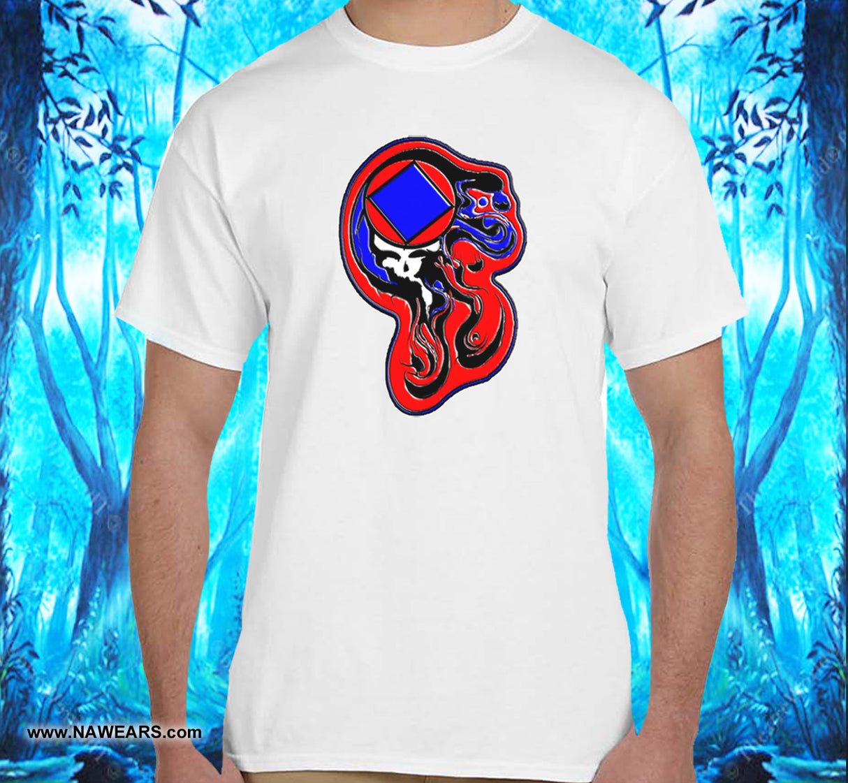 Stealie Skull Melt SS/LS Tee