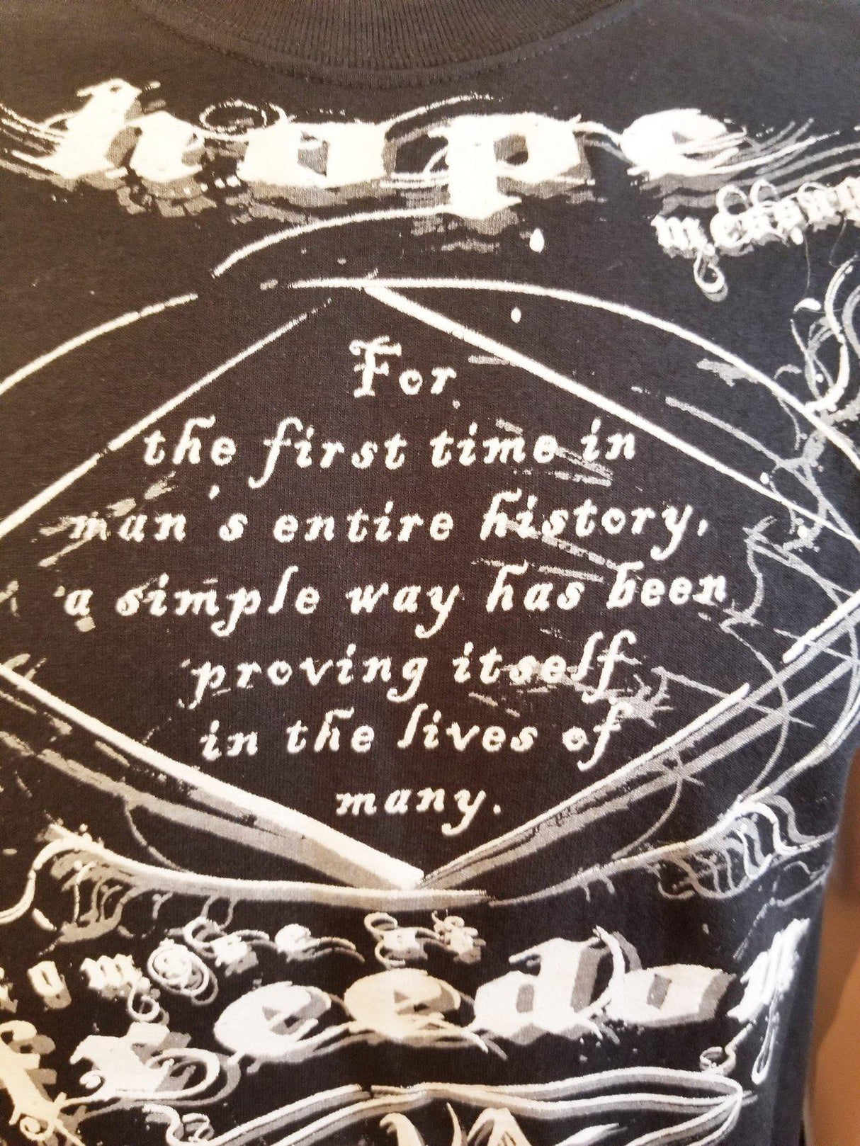 NA Splattered Message V. 2.0 T-shirt - nawears