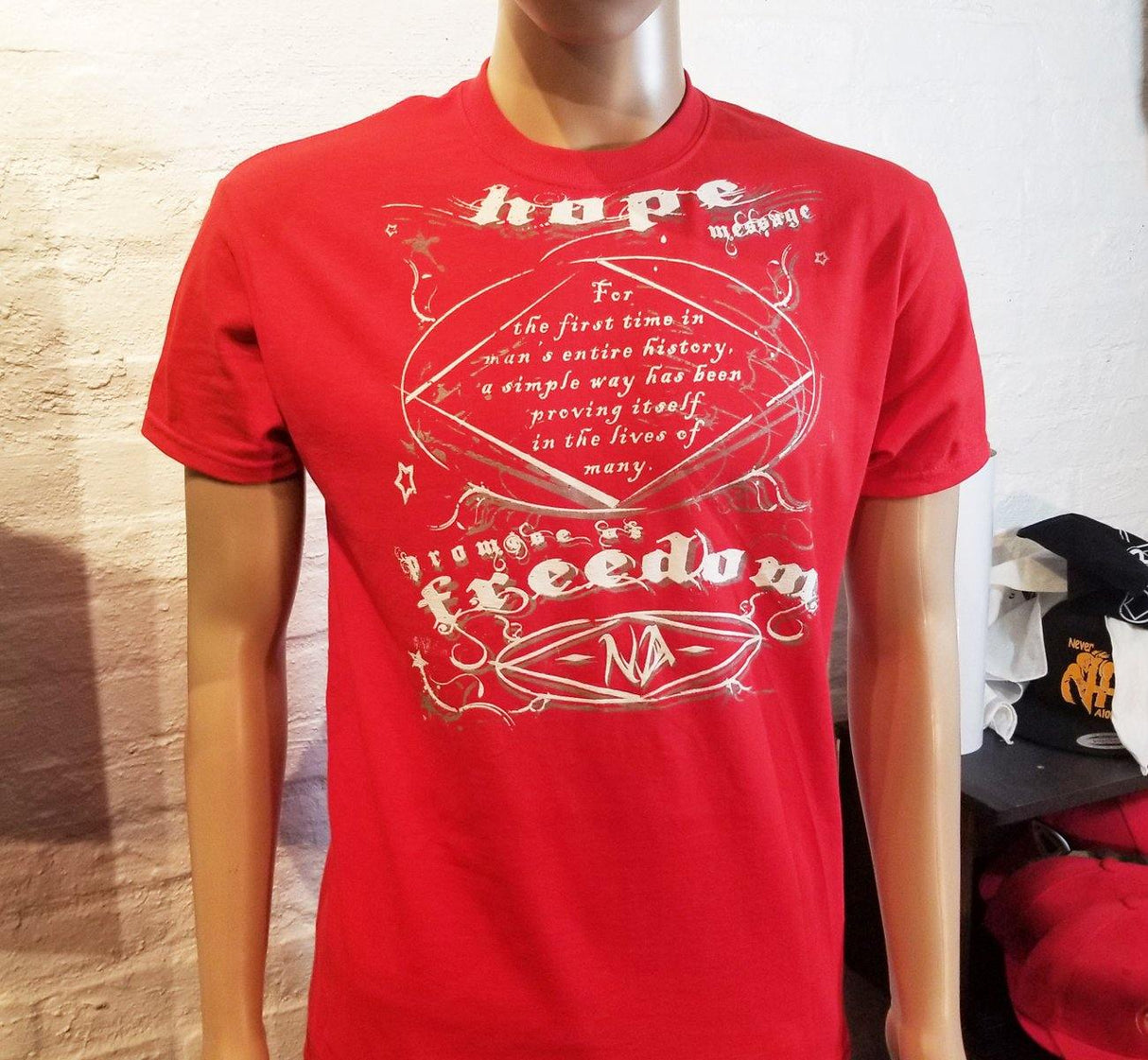 NA Splattered Message V. 2.0 T-shirt - nawears