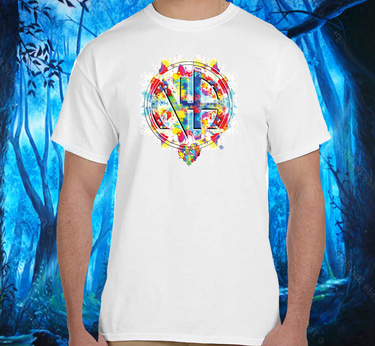 Splattered NA Symbol SS/LS Tee