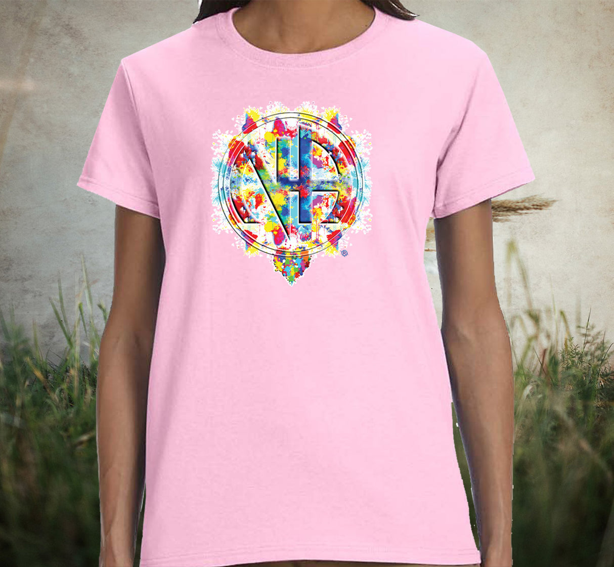 Splattered NA Symbol Women's DTG Tee