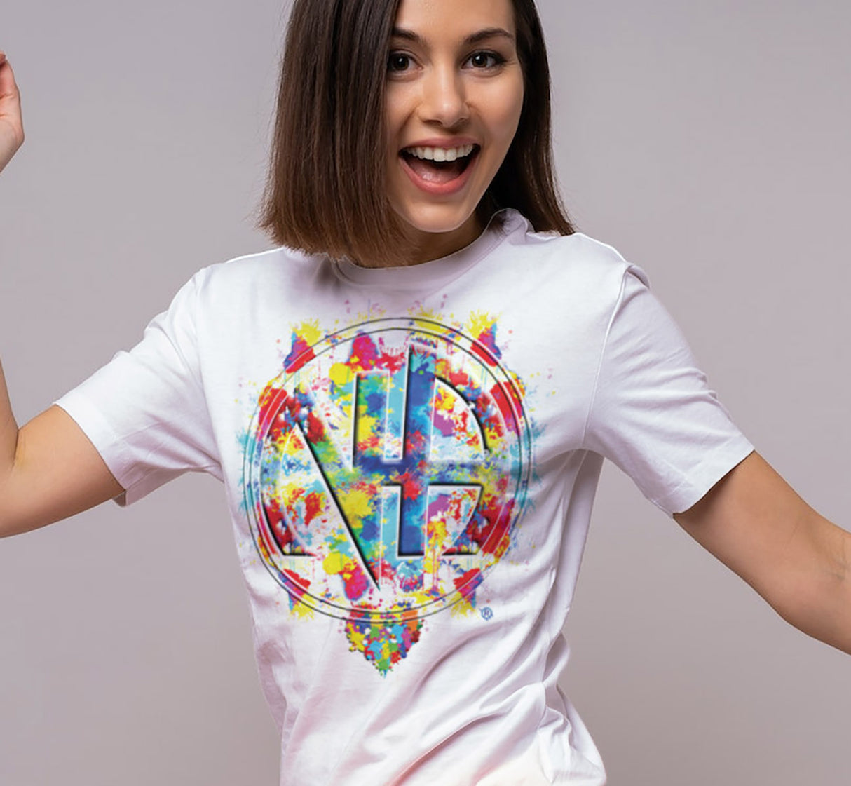 Splattered NA Symbol Women's DTG Tee