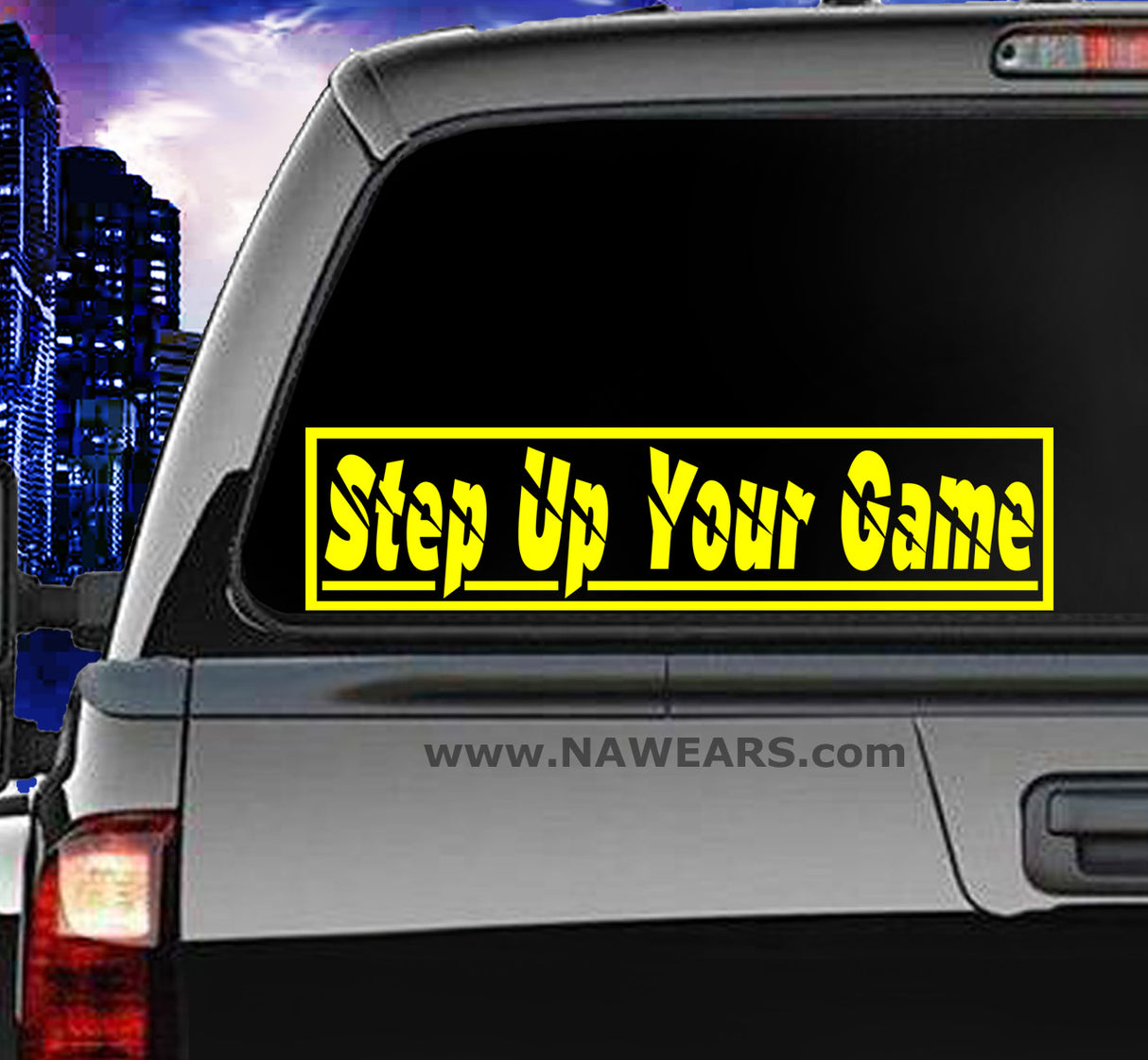 Win Decal - Step Up Your Game Decals