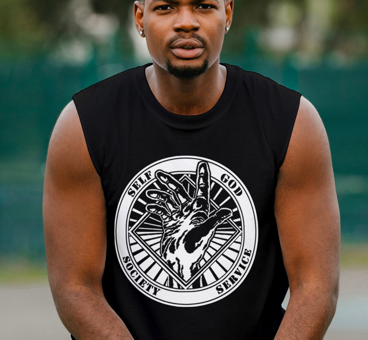 utt- Strong Hand Unisex Tank Tops