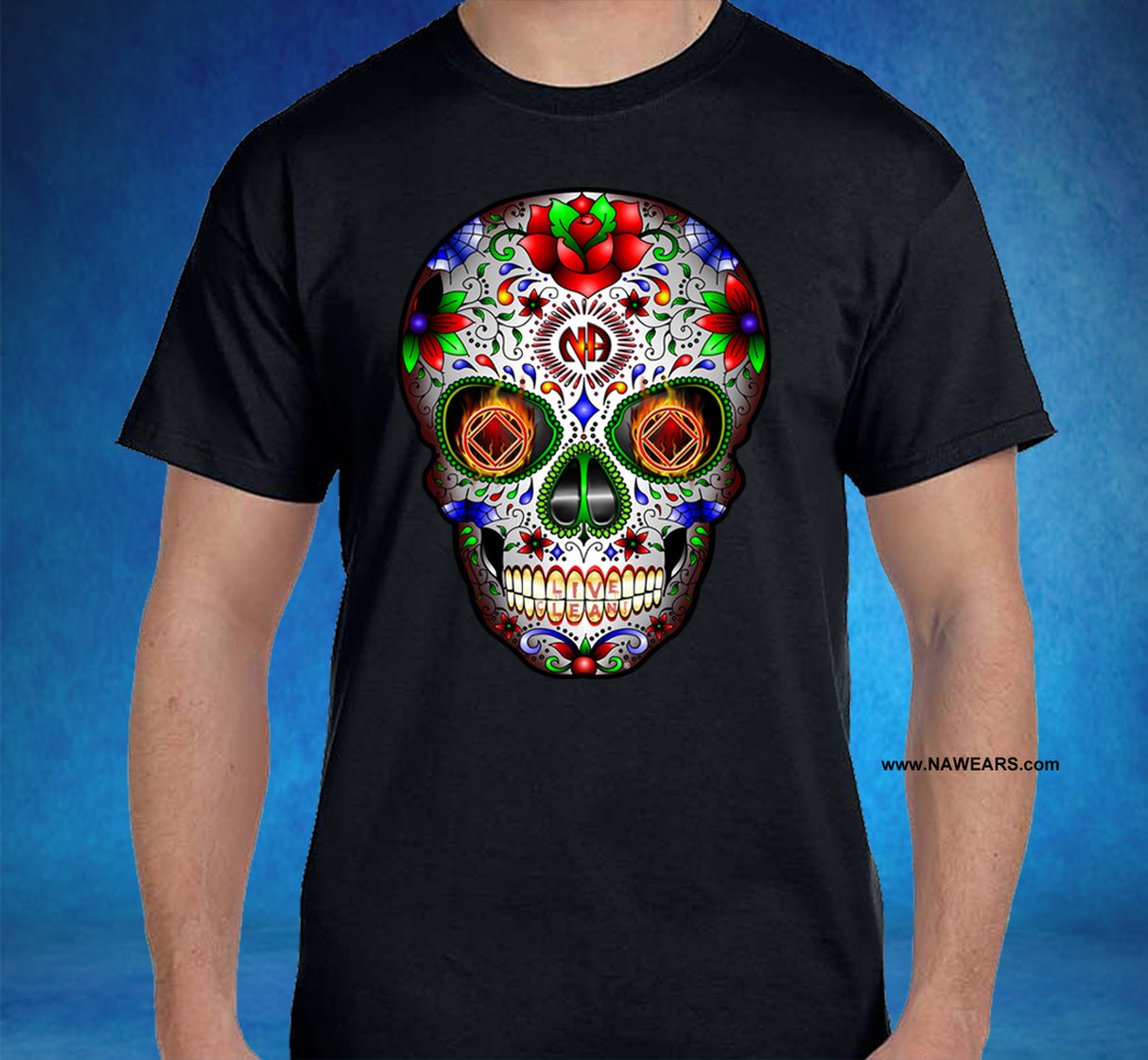 NA Sugar Skull dtg Tee
