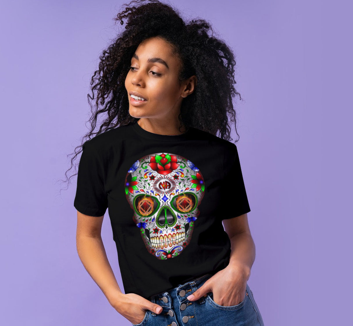 NA Sugar Skull Women's DTG Tee