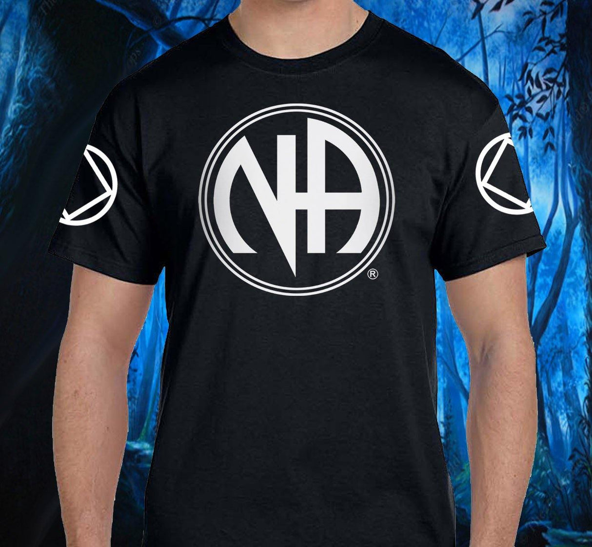 Large NA Symbol w/ Sleeve Img Tee - nawears