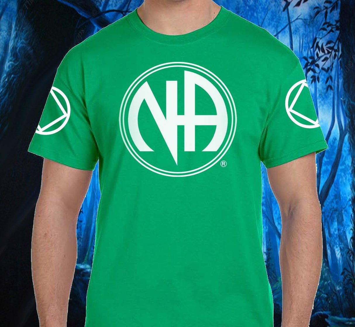 Large NA Symbol w/ Sleeve Img Tee - nawears