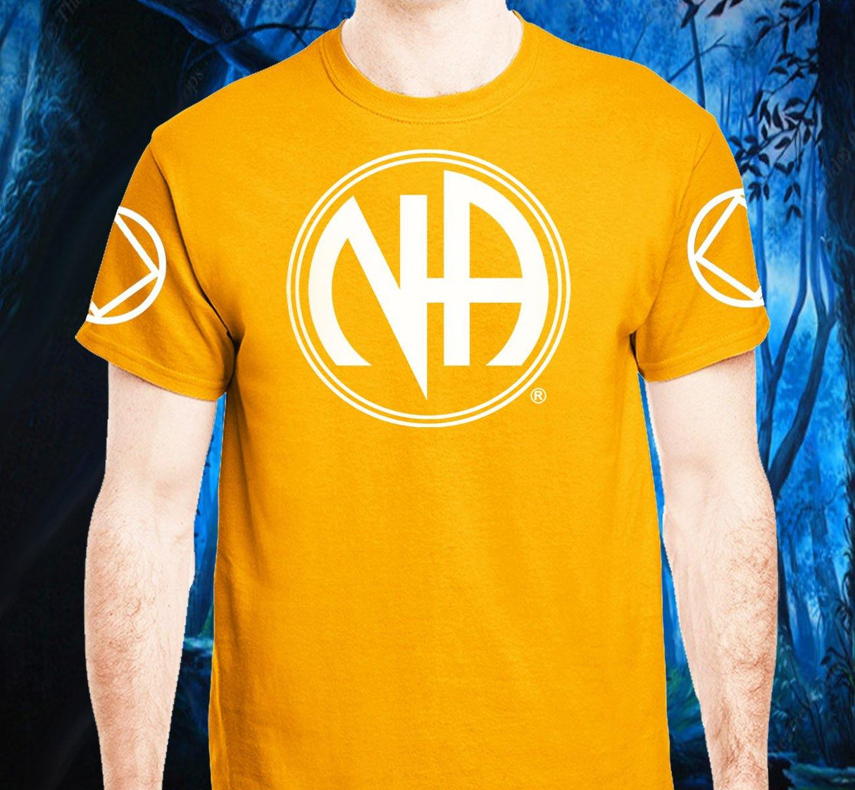 Large NA Symbol w/ Sleeve Img Tee - nawears