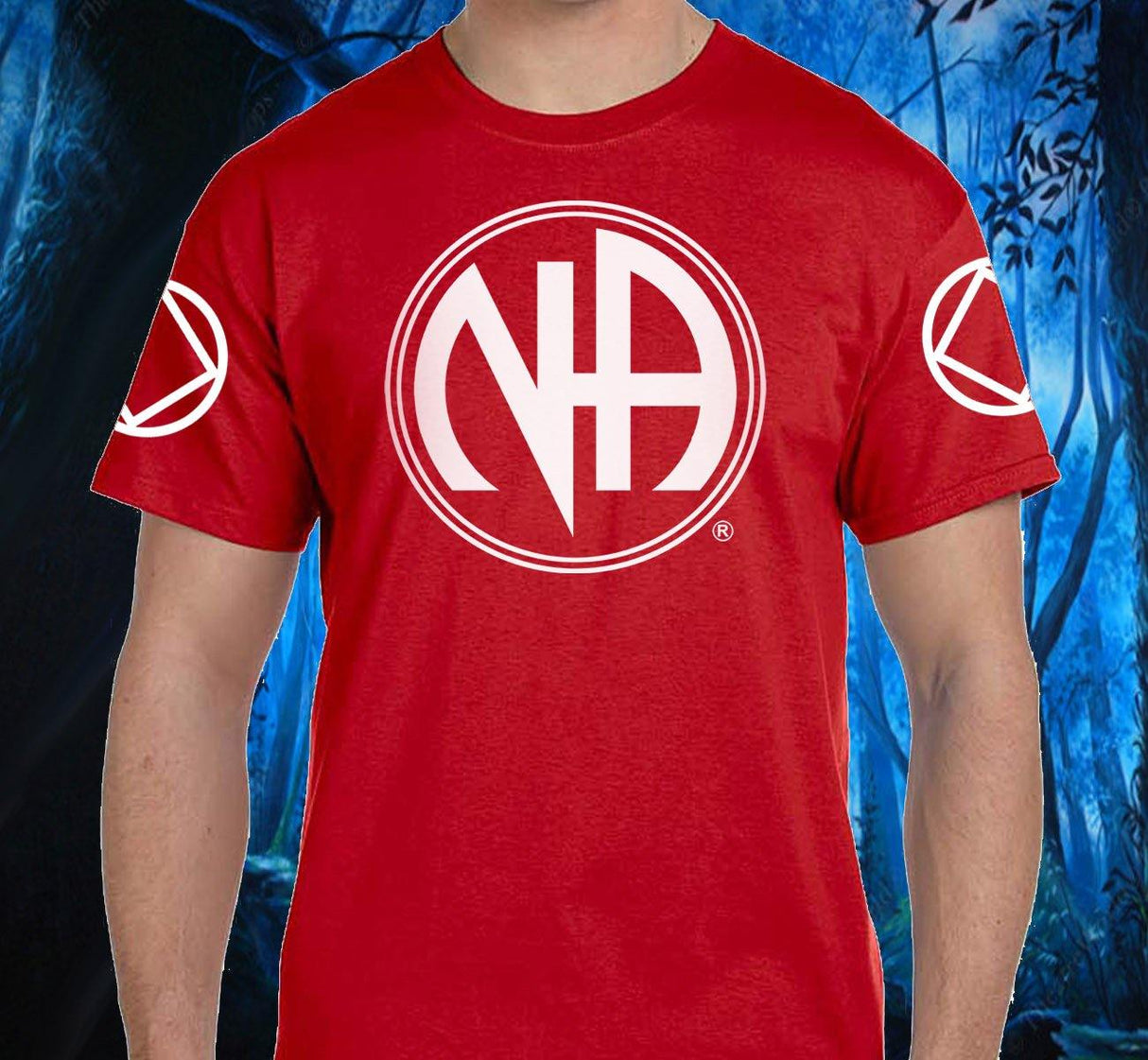 Large NA Symbol w/ Sleeve Img Tee - nawears