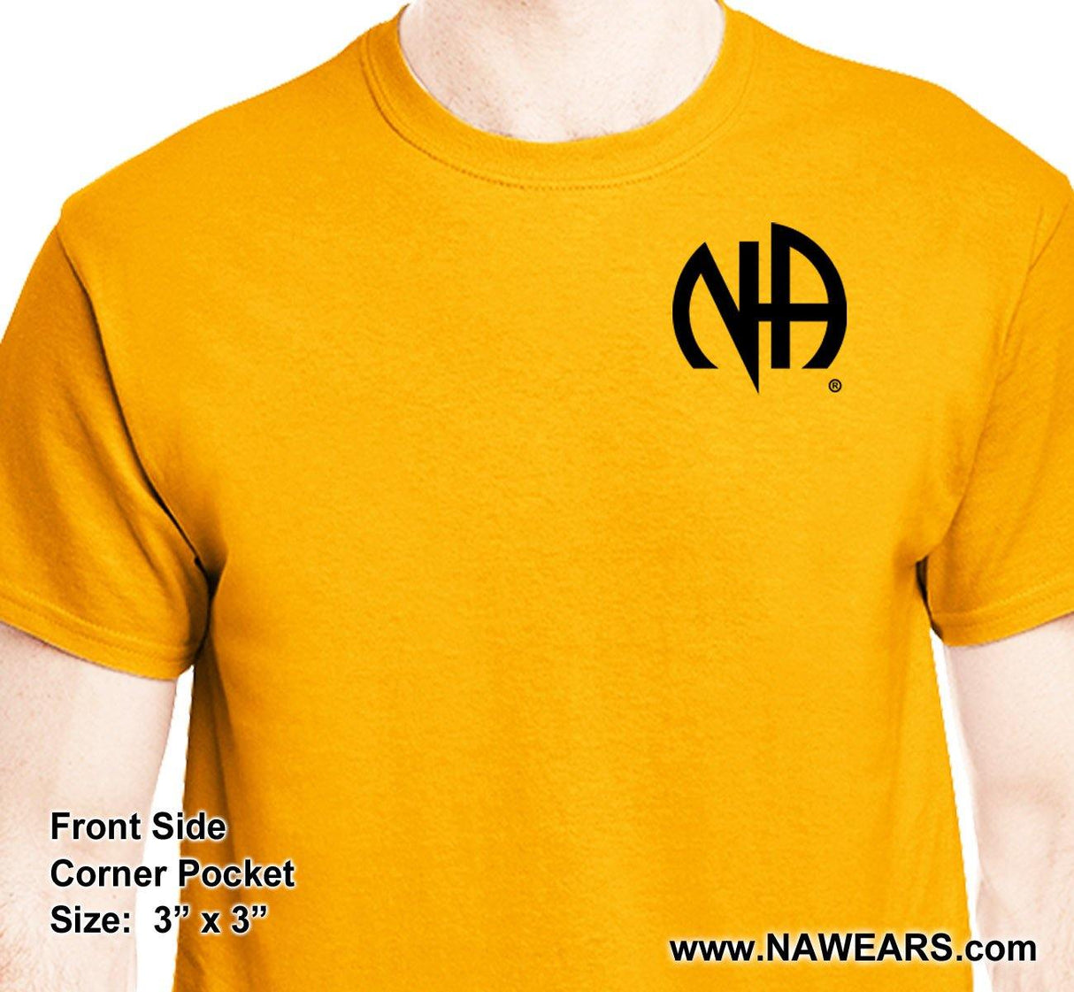 NA Symbol in Black Tee - nawears