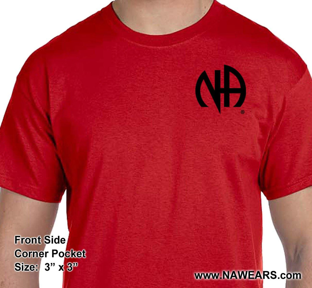 NA Symbol in Black Tee - nawears