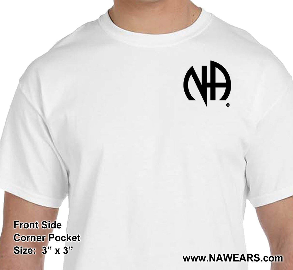 NA Symbol in Black Tee - nawears