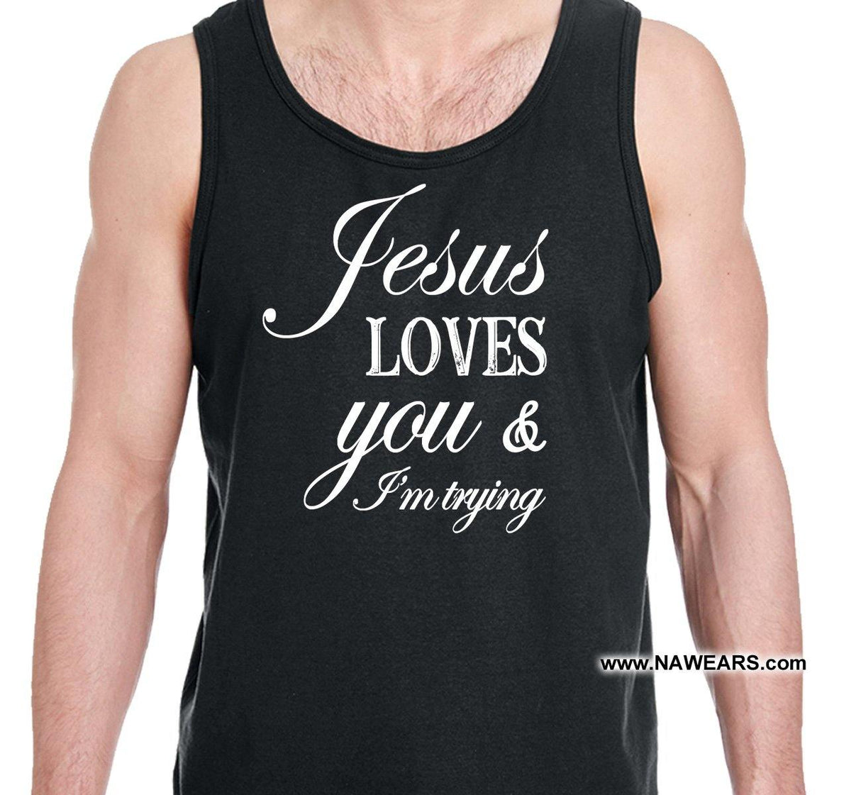 utt- Jesus Loves You - Unisex Tank Tops - nawears