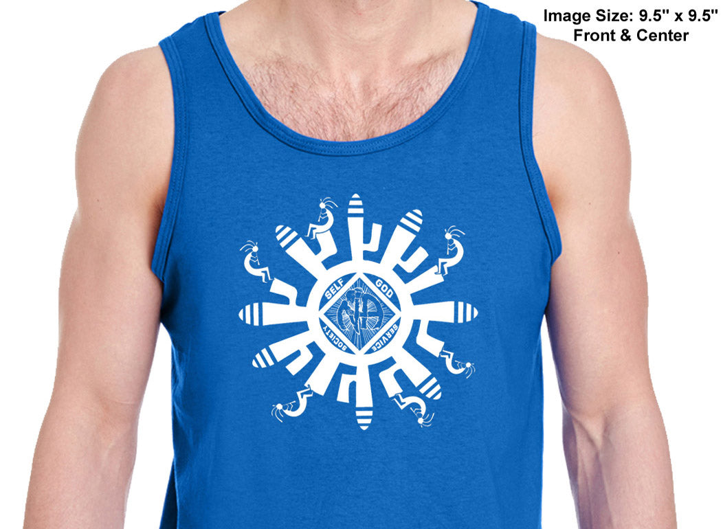 utt- Kokopelli Symbol Unisex Tank Tops