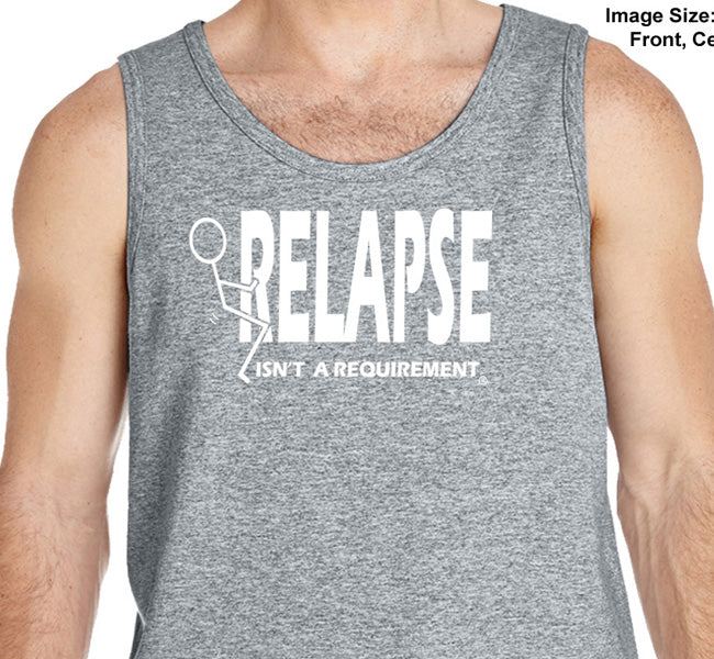 RELAPSE ISN'T A REQUIREMENT Unisex Tank Tops
