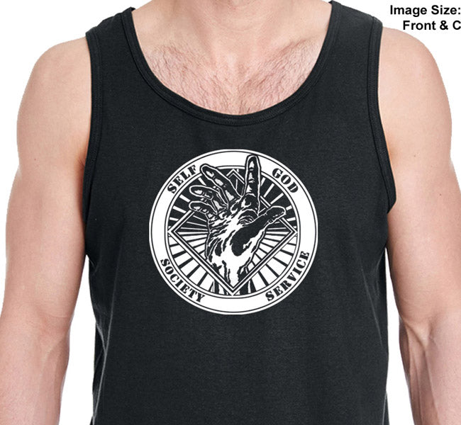 STRONG HAND SYMBOL Unisex Tank Tops