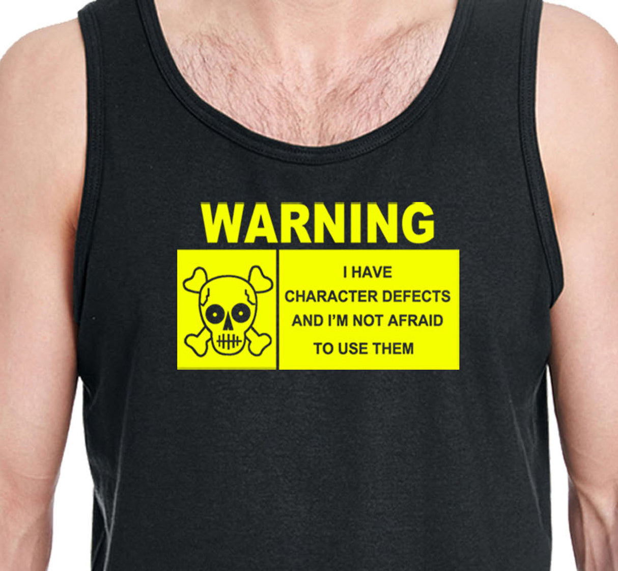WARNING I HAVE DEFECTS Unisex Tank Tops