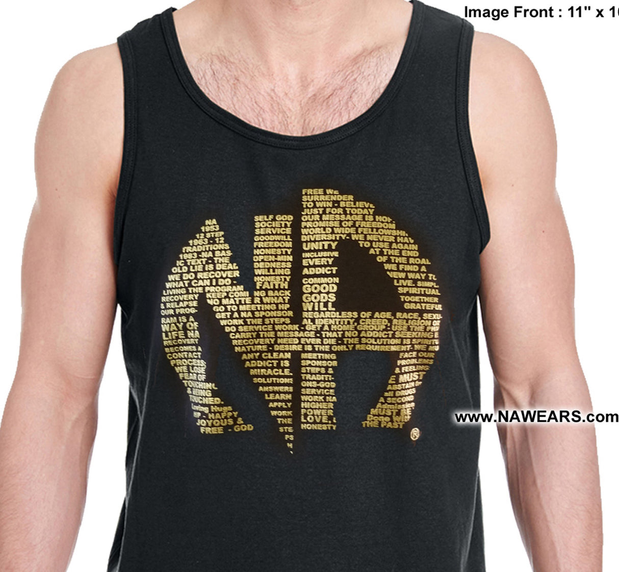 WORDS OF RECOVER Unisex Tank Tops