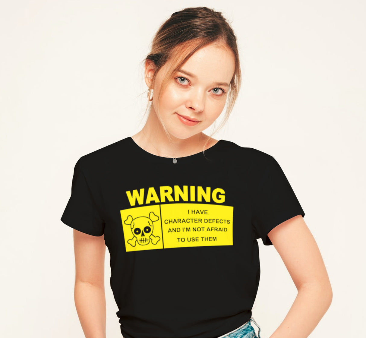 ldTs- I Have Defects Ladies T's