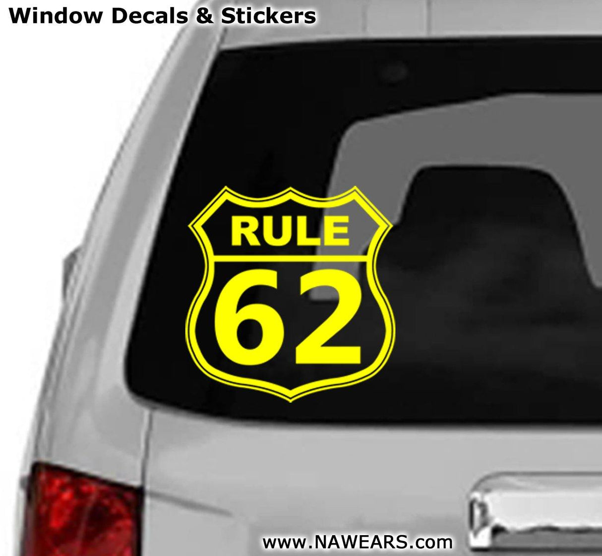 Win Decal - AA Rule 62 - nawears