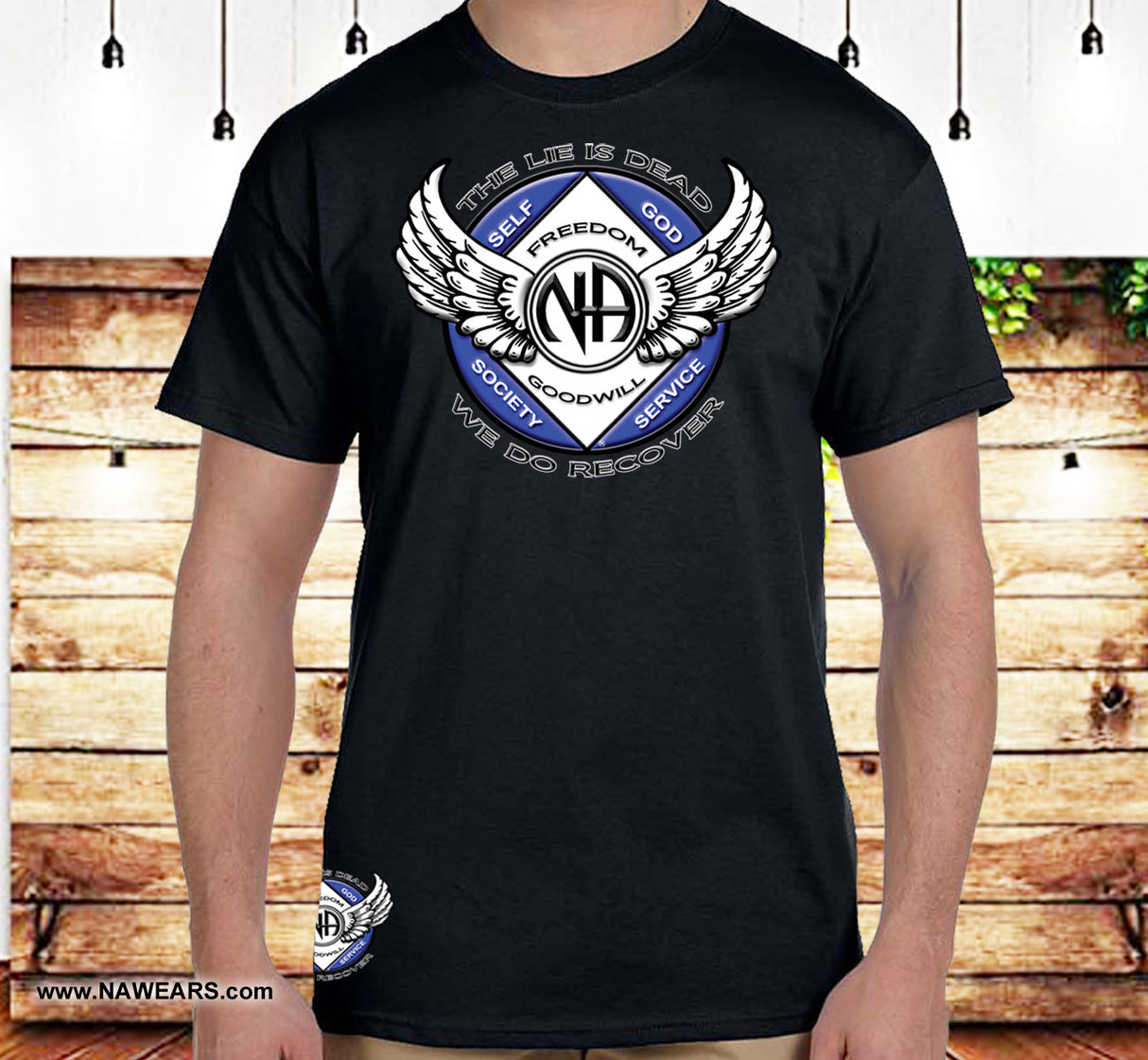 Winged NA Symbol SS/LS Tee