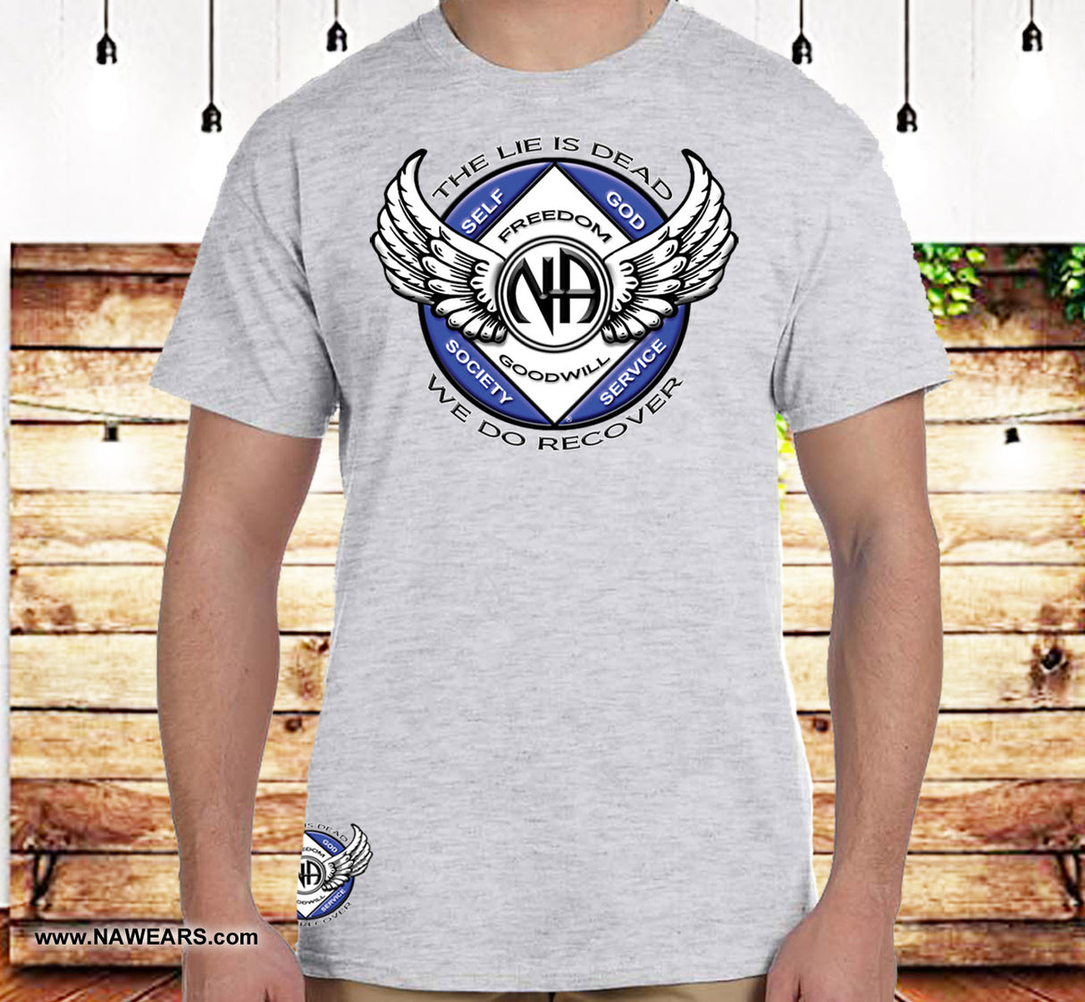 Winged NA Symbol SS/LS Tee