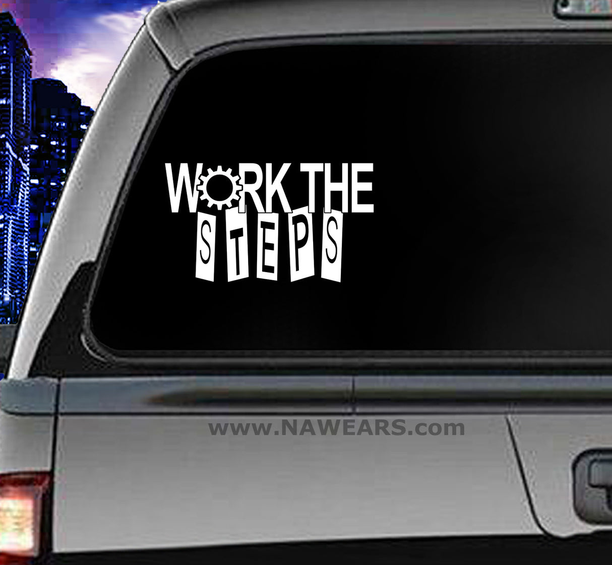 Win Decal - Work The Steps