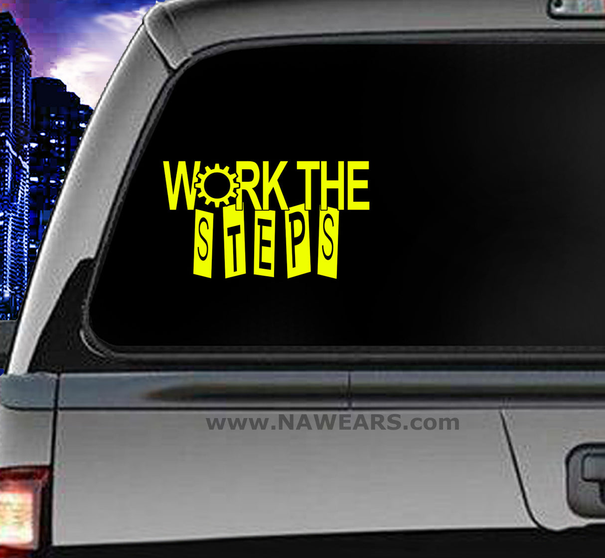 Win Decal - Work The Steps
