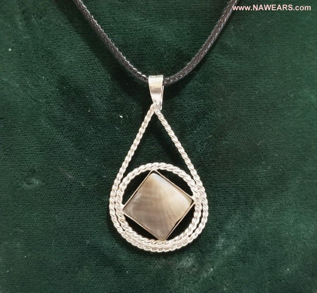 az0158- Silver, NA Symbol Pend - nawears