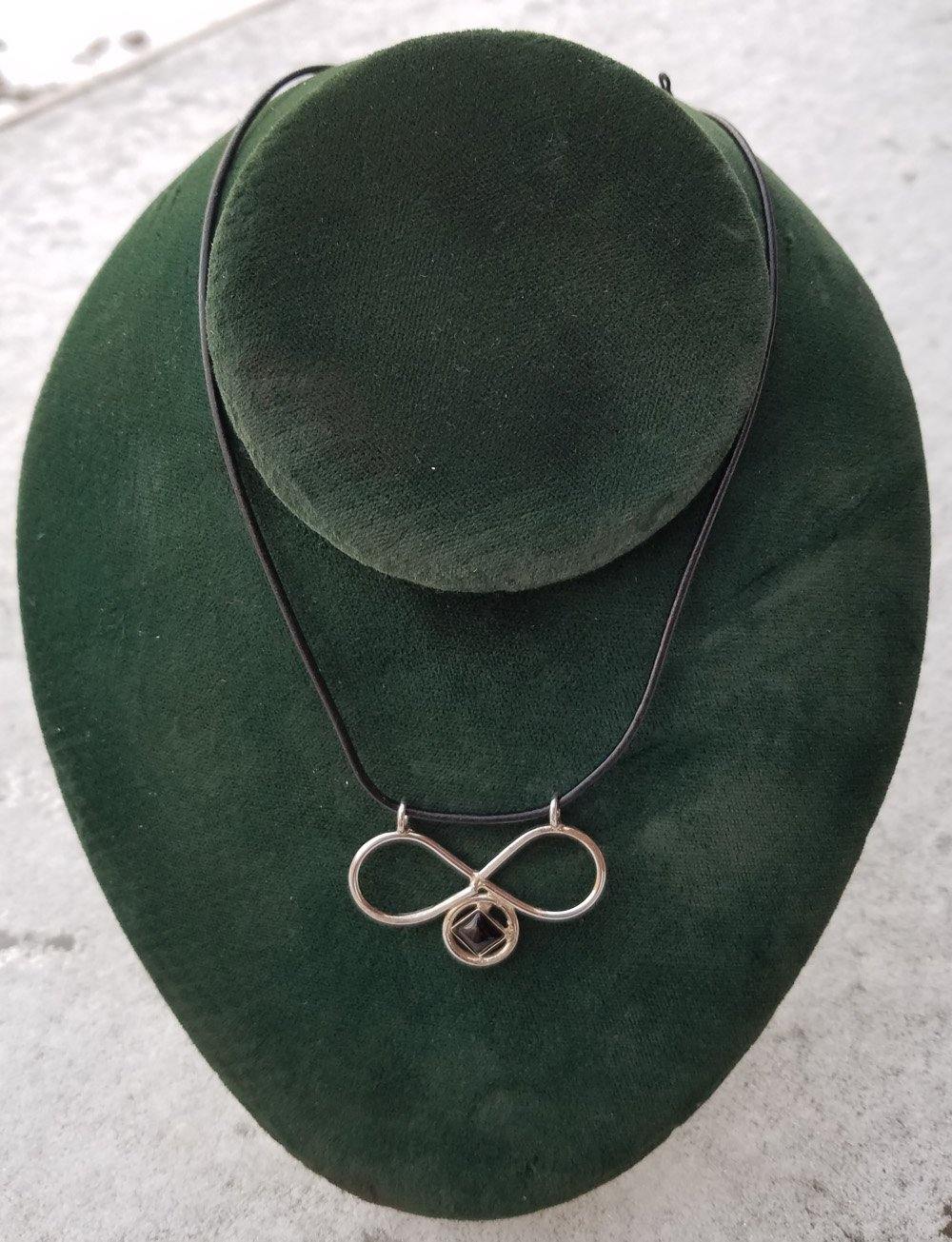 az0172- Silver, NA Infinity Symbol # 1 Pen - nawears