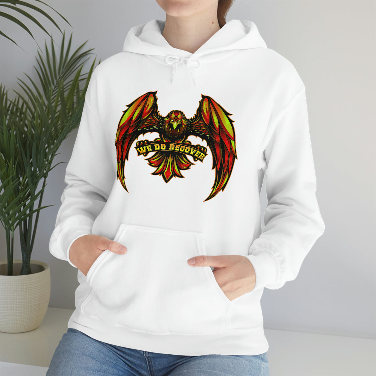 We Do Recover Eagle dtg Hoodie