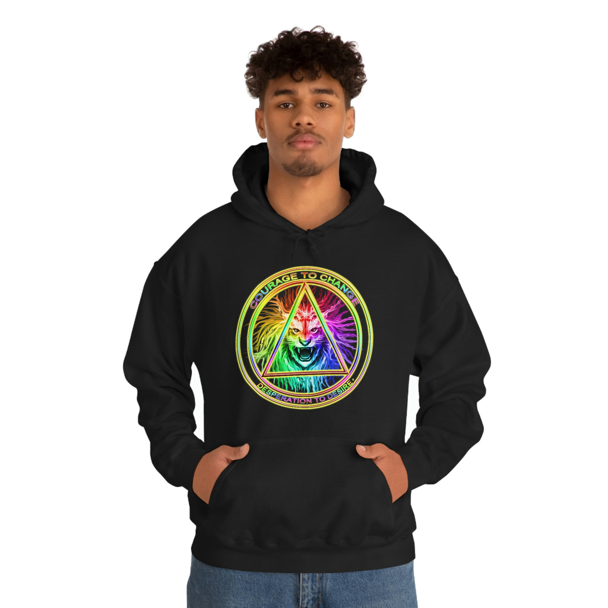 AA Courage To Change dtg Hoodie