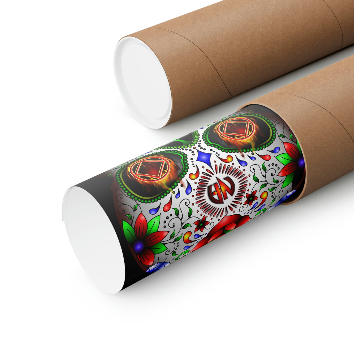 NA Sugar Skull Vertical Posters