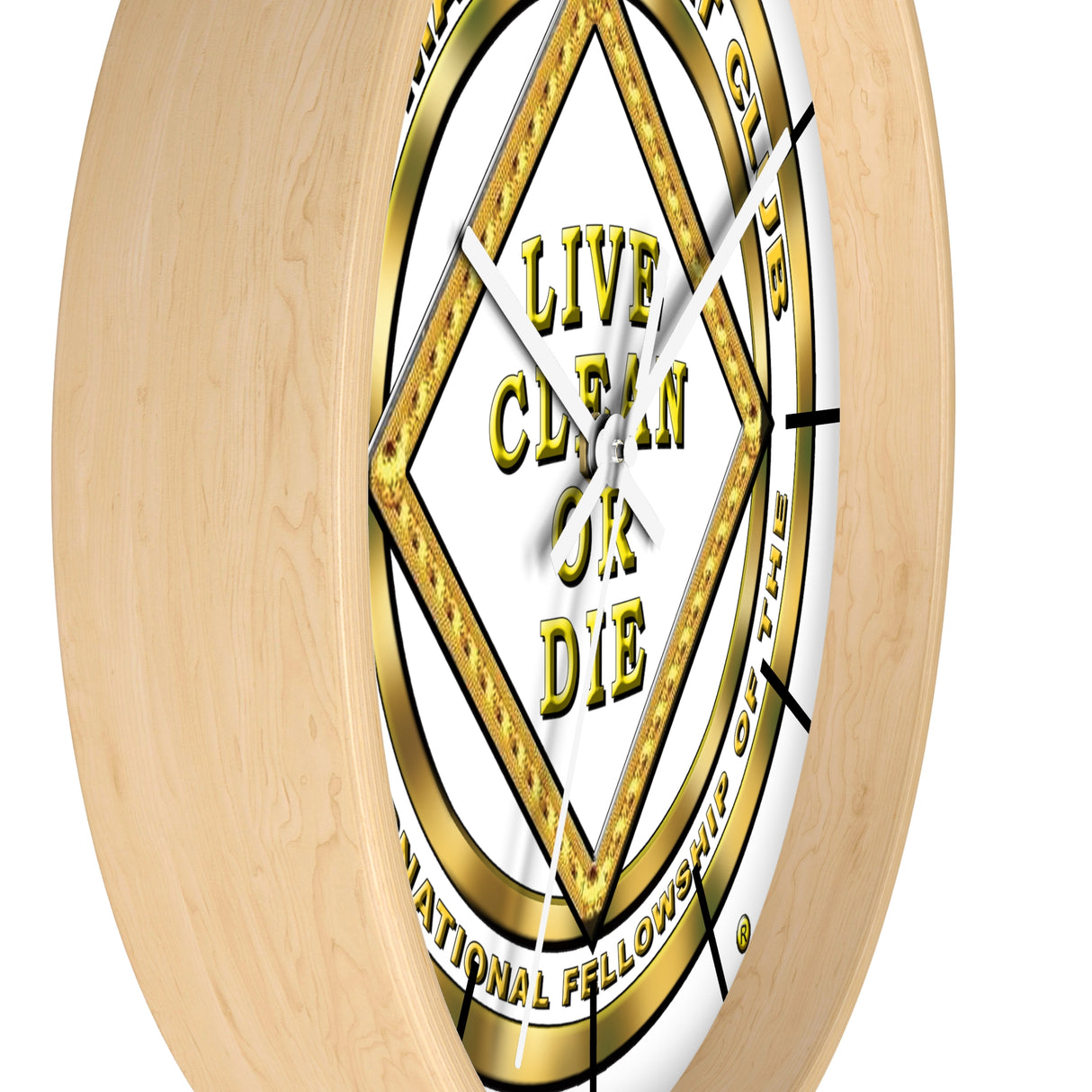 No Matter What Gold Wall clock